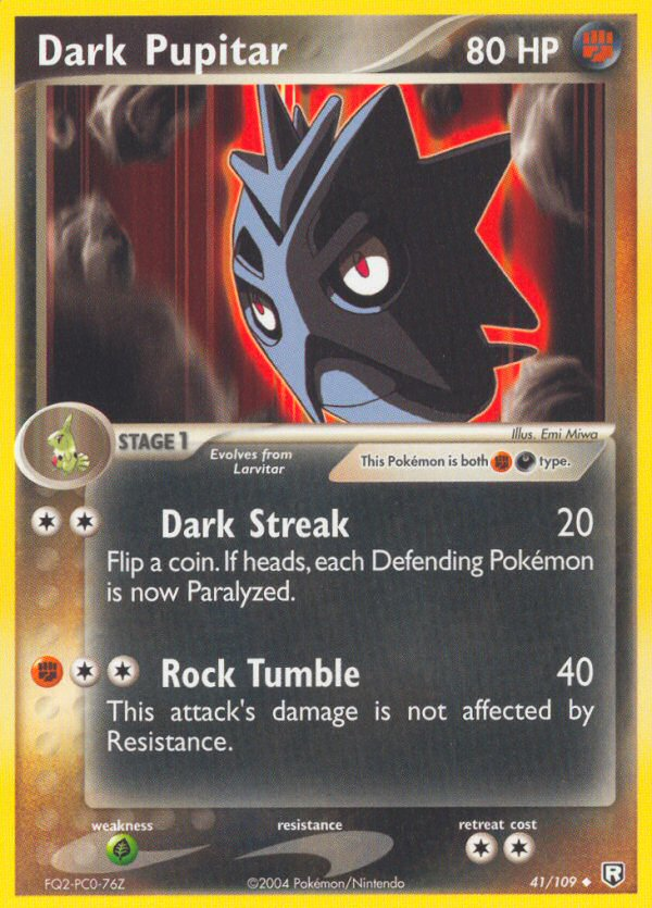 Dark Pupitar 41/109 Team Rocket Returns