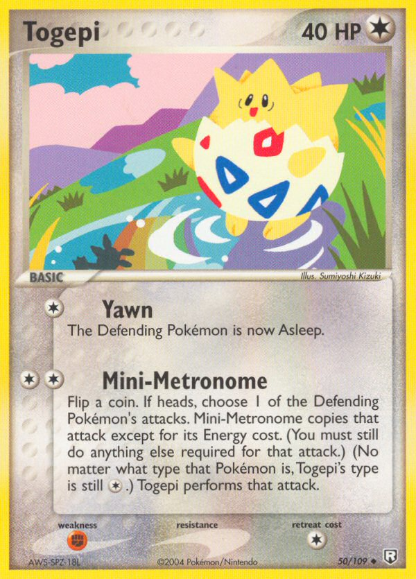 Togepi 50/109 Team Rocket Returns