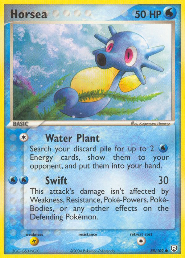 Horsea 58/109 Team Rocket Returns