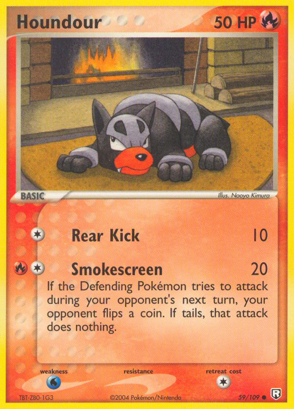 Houndour 59/109 Team Rocket Returns