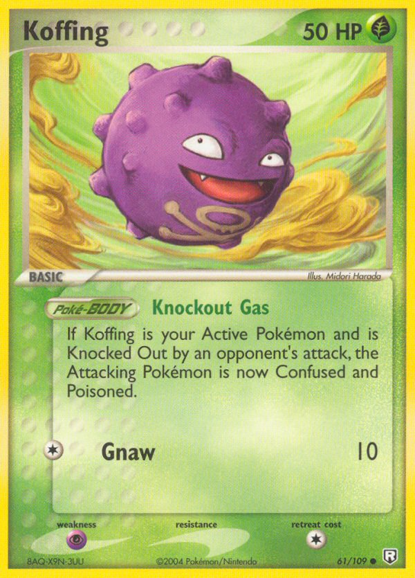 Koffing 61/109 Team Rocket Returns