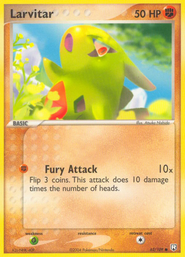 Larvitar 62/109 Team Rocket Returns