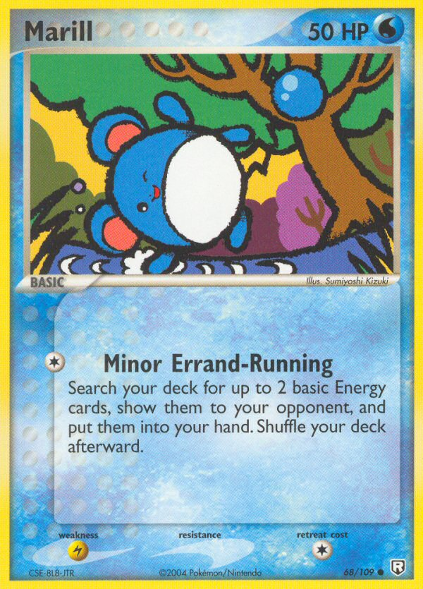 Marill 68/109 Team Rocket Returns
