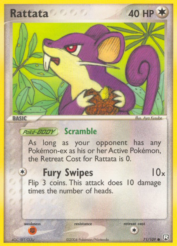Rattata 71/109 Team Rocket Returns