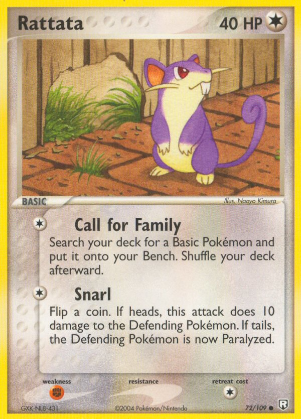 Rattata 72/109 Team Rocket Returns