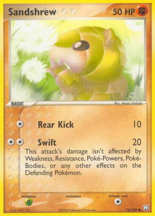 Sandshrew 74/109 Team Rocket Returns