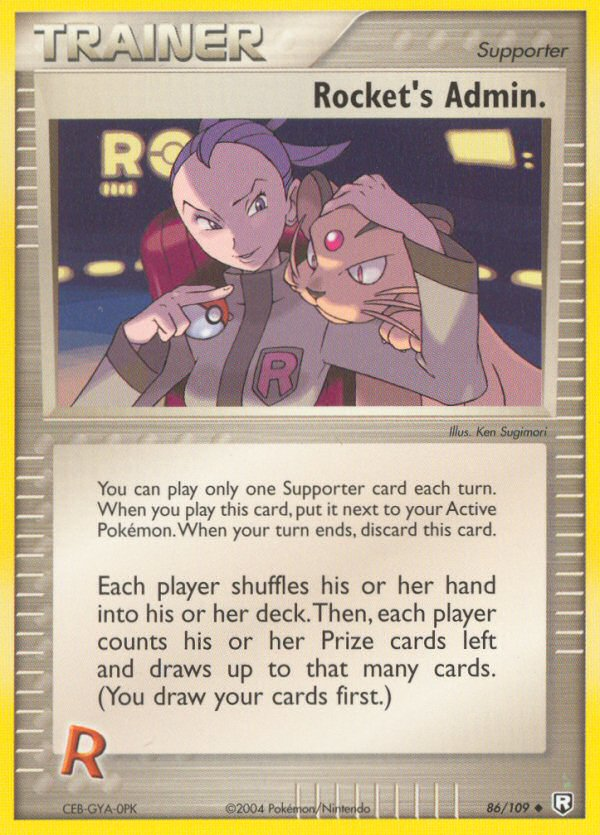 Rocket's Admin. 86/109 Team Rocket Returns