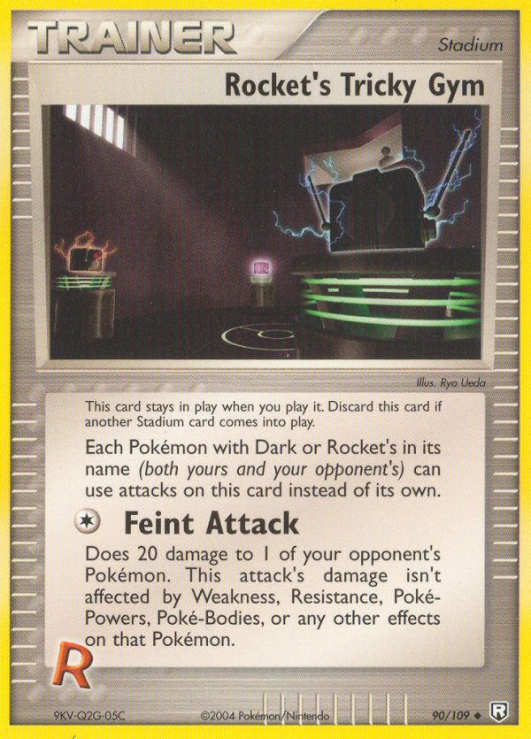 Rocket's Tricky Gym 90/109 Team Rocket Returns