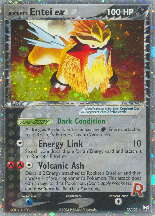 Rocket's Entei ex 97/109 Team Rocket Returns