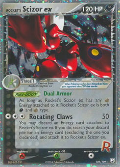 Rocket's Scizor ex 101/109 Team Rocket Returns