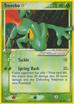 Treecko ☆ 109/109 Team Rocket Returns