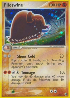Piloswine 13/109 Team Rocket Returns