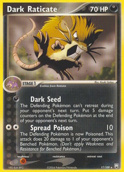 Dark Raticate 17/109 Team Rocket Returns