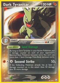 Dark Tyranitar 20/109 Team Rocket Returns