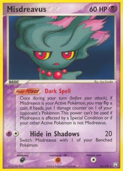 Misdreavus 25/109 Team Rocket Returns