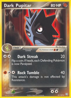 Dark Pupitar 41/109 Team Rocket Returns