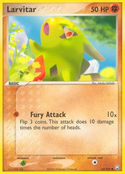 Larvitar 62/109 Team Rocket Returns