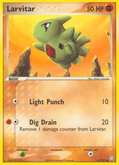 Larvitar 63/109 Team Rocket Returns