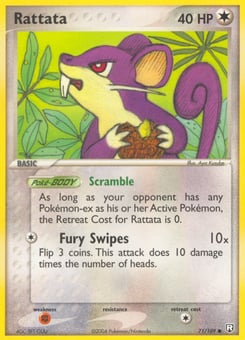 Rattata 71/109 Team Rocket Returns