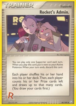 Rocket's Admin. 86/109 Team Rocket Returns
