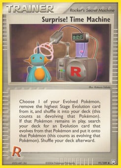 Surprise! Time Machine 91/109 Team Rocket Returns