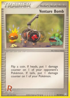 Venture Bomb 93/109 Team Rocket Returns