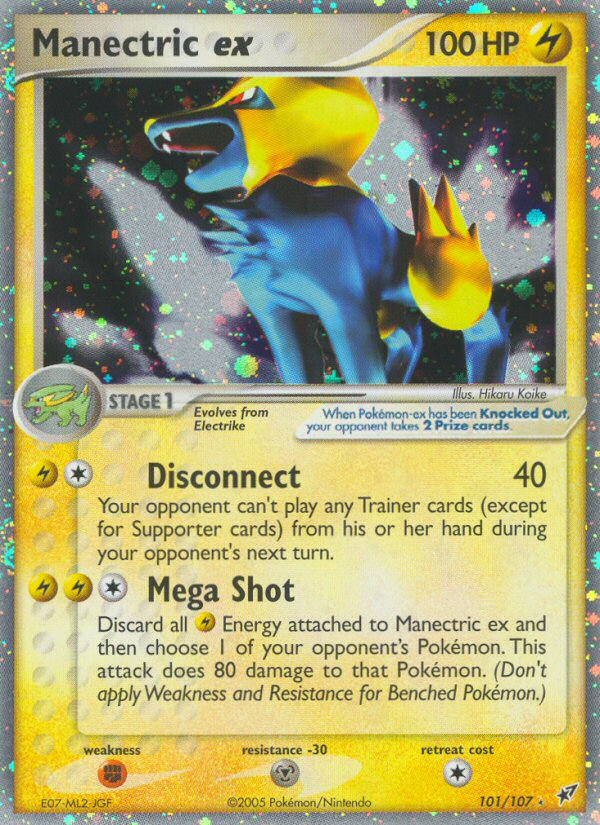 Manectric ex 101/107 Deoxys
