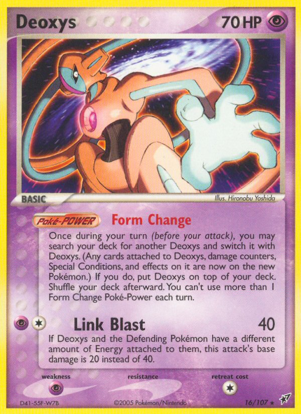 Deoxys 16/107 Deoxys