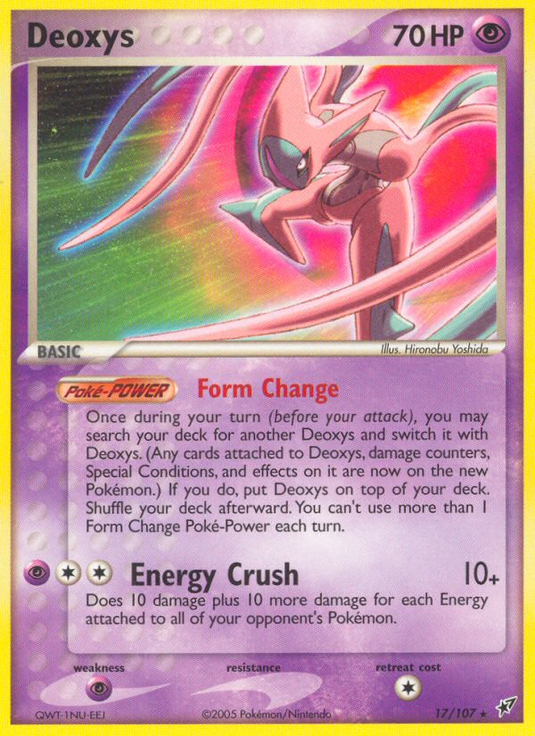 Deoxys 17/107 Deoxys