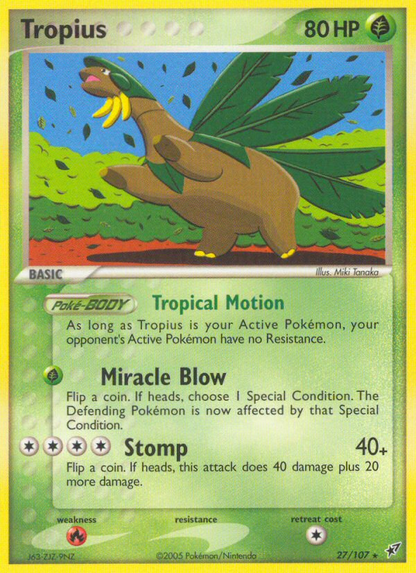 Tropius 27/107 Deoxys