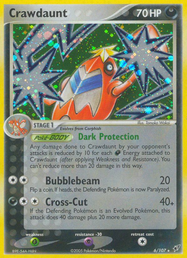 Crawdaunt 6/107 Deoxys