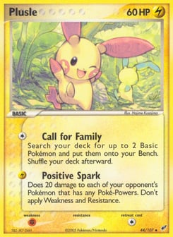 Plusle 44/107 Deoxys