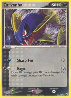 Carvanha 56/107 Deoxys