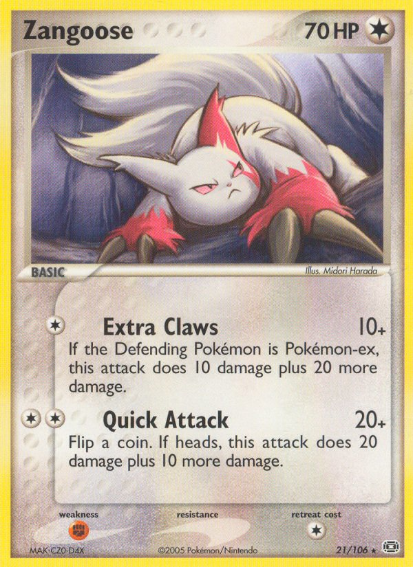 Zangoose 21/106 Emerald