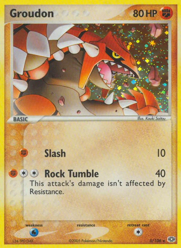 Groudon 5/106 Emerald