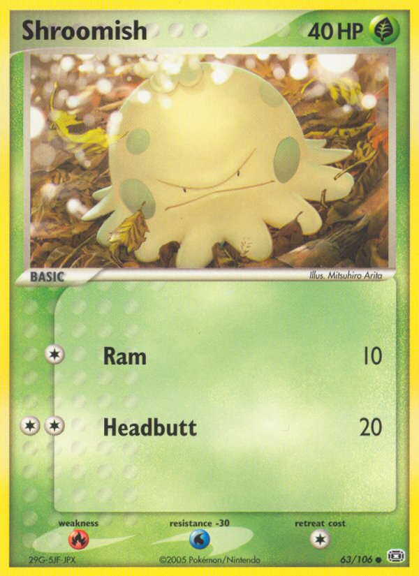 Shroomish 63/106 Emerald