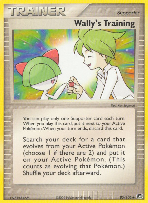 Wally's Training 85/106 Emerald