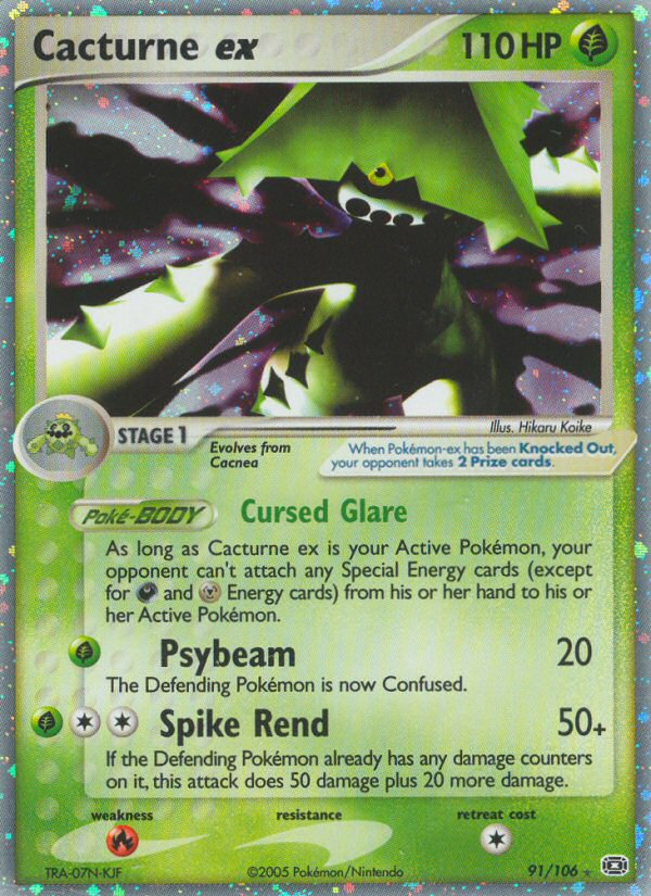 Cacturne ex 91/106 Emerald