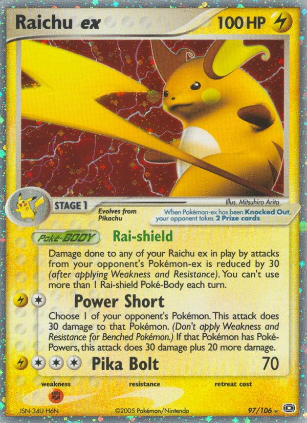 Raichu ex 97/106 Emerald