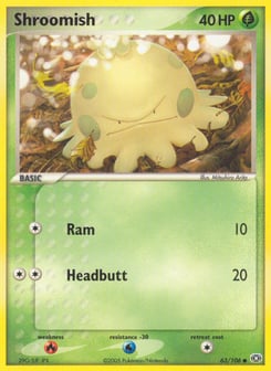 Shroomish 63/106 Emerald