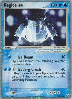 Regice ex 98/106 Emerald