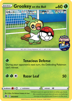 Grookey on the Ball 003/005 Pokémon Futsal Collection