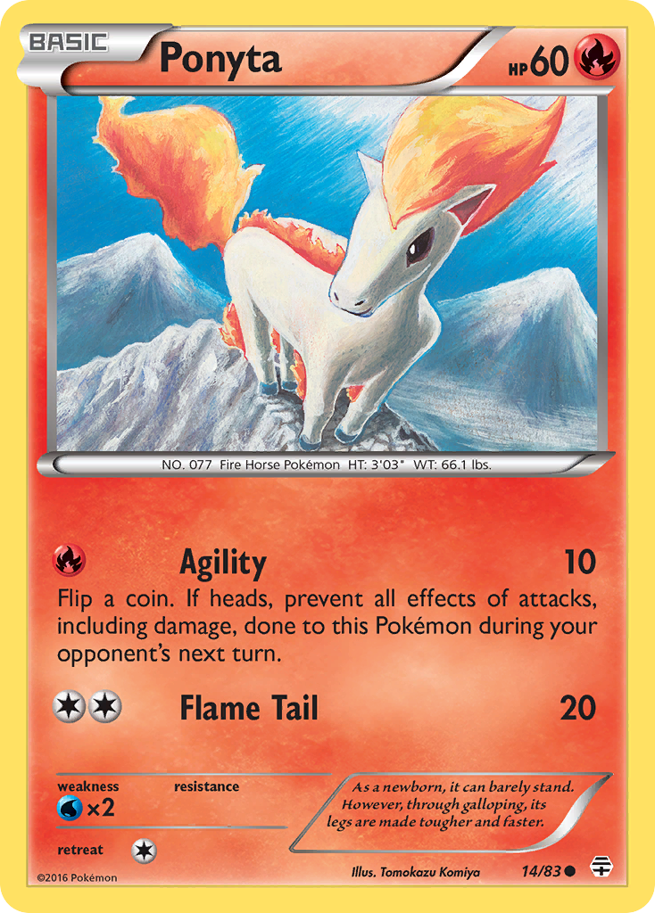 Ponyta 14/83 Generations