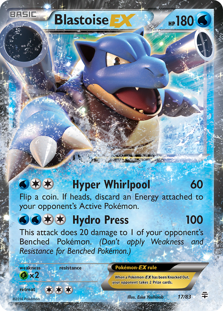 Blastoise-EX 17/83 Generations