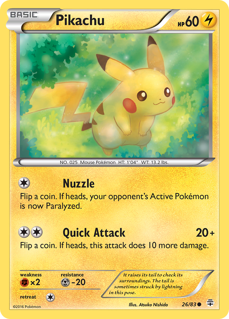 Pikachu 26/83 Generations