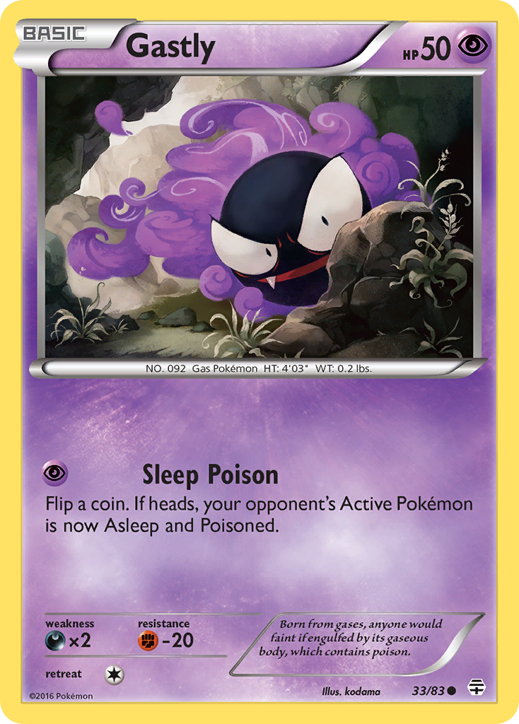 Gastly 33/83 Generations