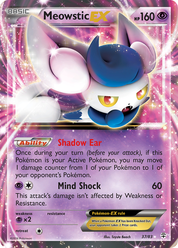 Meowstic-EX 37/83 Generations