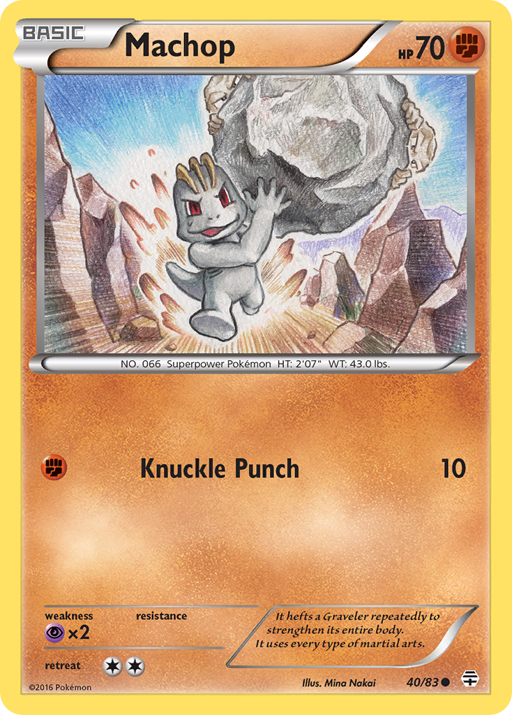 Machop 40/83 Generations