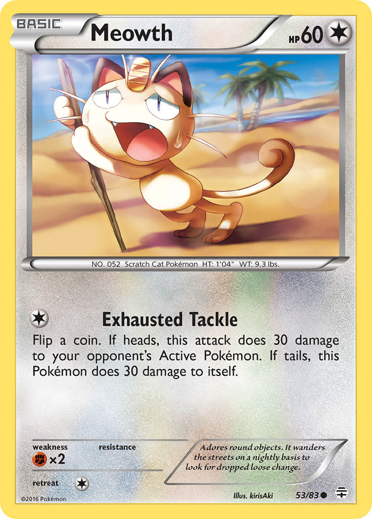 Meowth 53/83 Generations