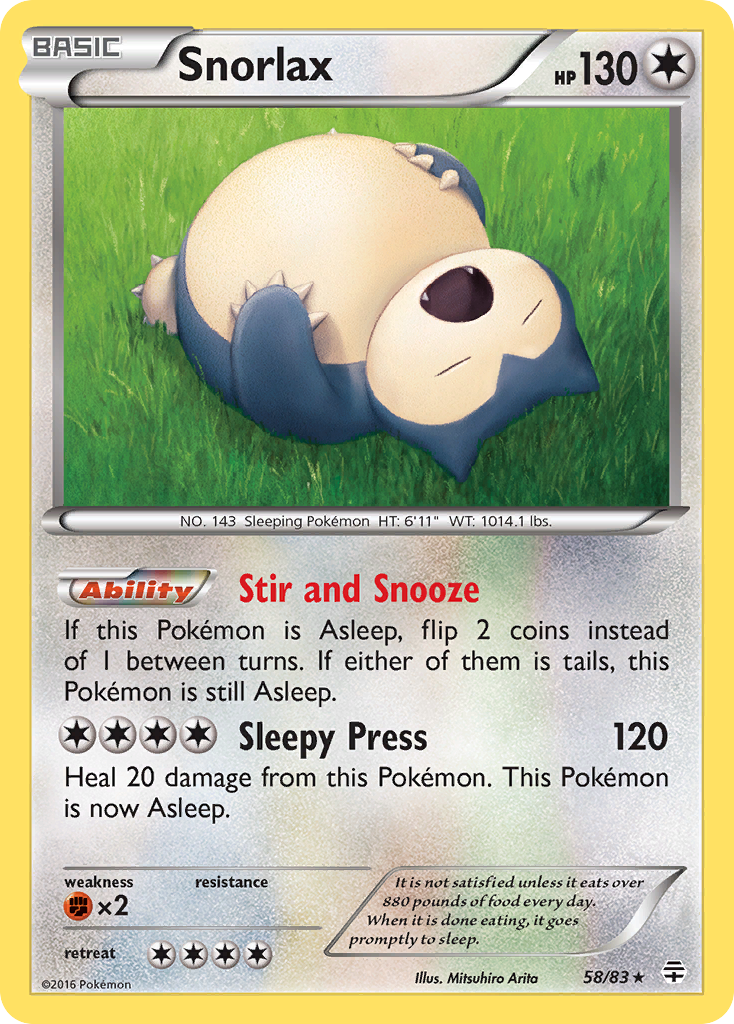 Snorlax 58/83 Generations